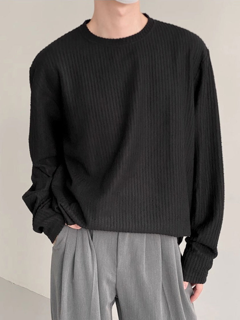 Men's Autumn Loose Casual Bottoming Shirt